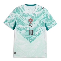 Camiseta Portugal Bernardo Silva #10 Segunda Equipación Replica Mundial 2026 mangas cortas